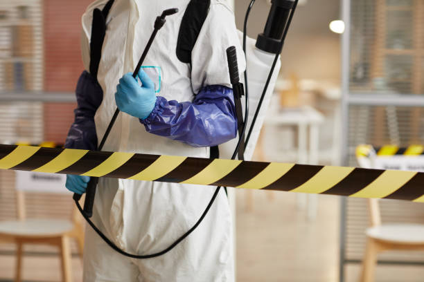 Professional Biohazard Cleanup technician working in Clinton, UT